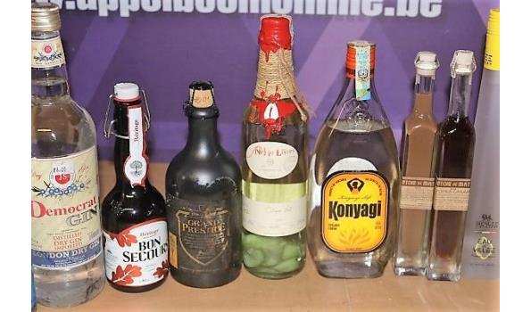 12 flessen sterke dranken